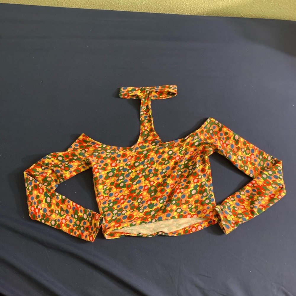 Off the shoulder crop top